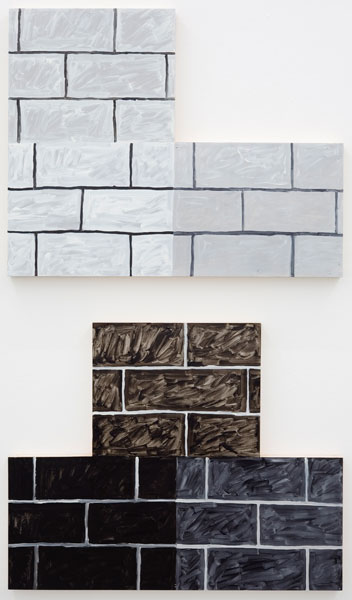 3 Brick Sections (White), 3 Brick Sections (Black), 2008